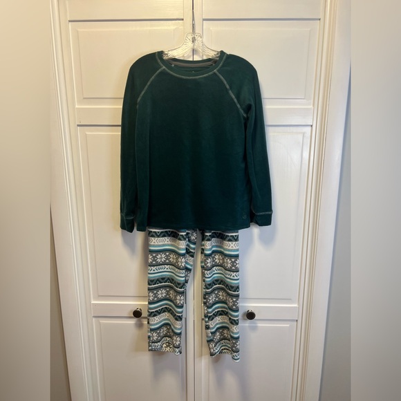 Cuddl Duds 2 Piece Fleece Pajama Set Size Petite Small Multicolor - Picture 1 of 15